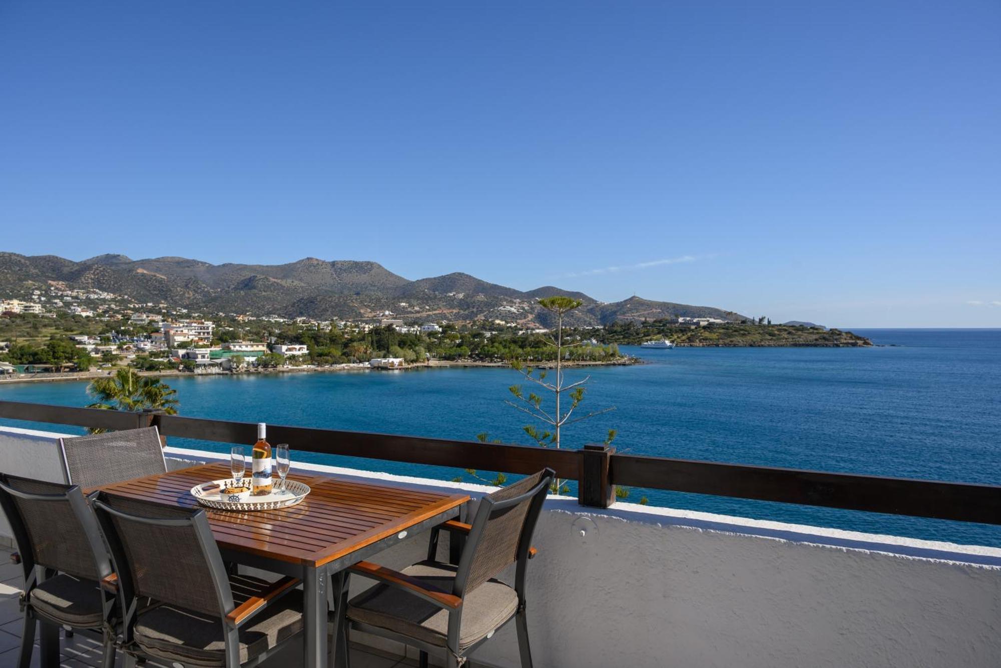 Horizon central apartment amazing view Agios Nikolaos Buitenkant foto