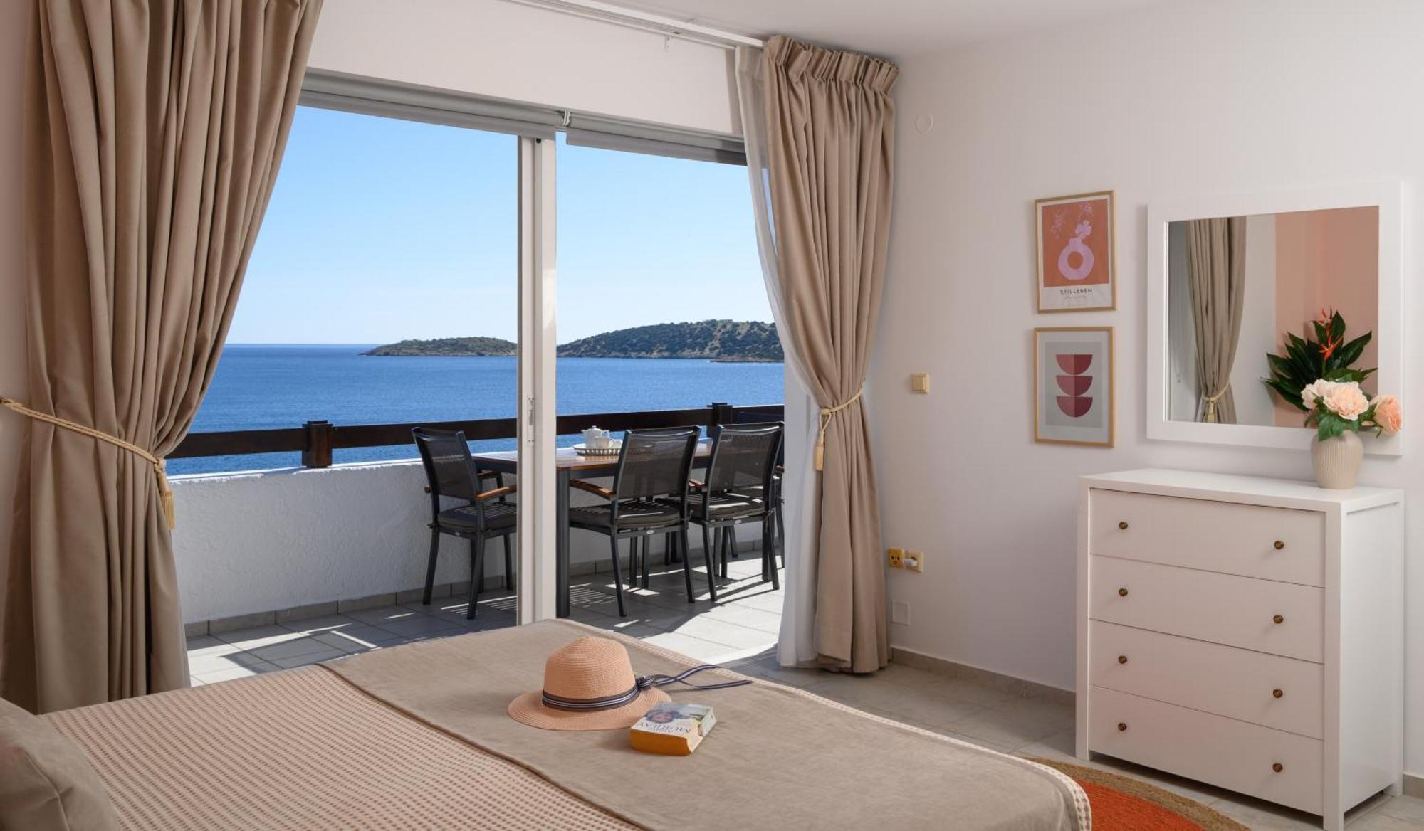 Horizon central apartment amazing view Agios Nikolaos Buitenkant foto